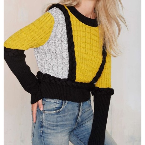 For Love And Lemons Sweaters Iso For Love Lemons Crop Billy Sweater Poshmark